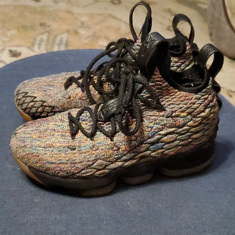 2018‎ Nike Lebron 15 XV Size 5.5 Y Sneakers Four Horseman Fruity Pebbles Shoes